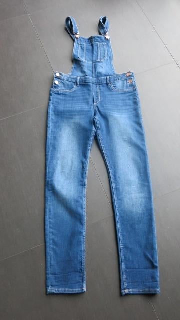 Jeanssalopet van de H&M (maat 170), Kinderen en Baby's, Kinderkleding | Maat 170, Broek, Gebruikt, Meisje, H&M