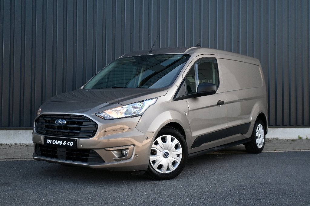Transit connect L2 1.5 TDCi 3-zit ACC, Autom, Cam, zetelverw, Stof, 4 cilinders, Beige, Bedrijf