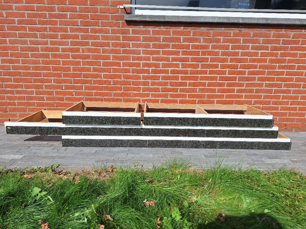 Sokkels met granieten plinten, Ophalen, Gebruikt, Hardsteen, 250 cm of meer