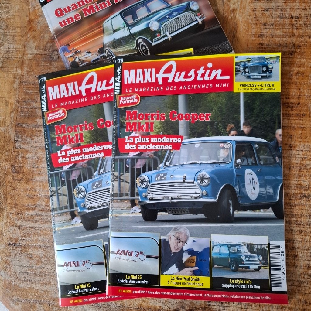 Magazines MAXI AUSTIN Mini Cooper #60+68+75 ETAT 100% NEUF !, Boeken, Ophalen of Verzenden, Nieuw