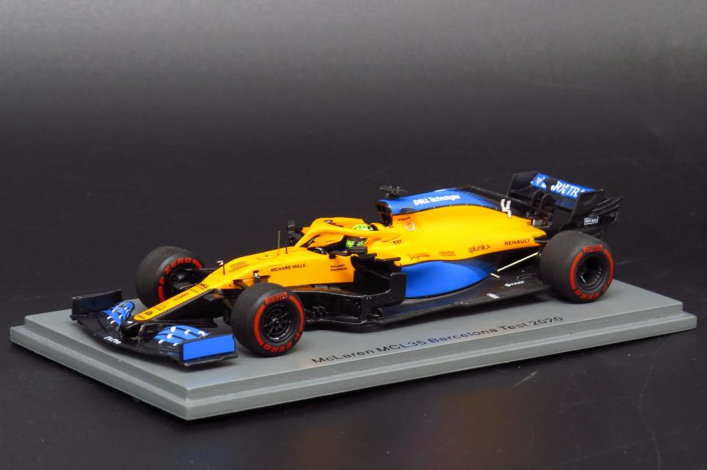 Lando Norris 1:43 Barcelona Test 2020 Mclaren Spark S6462, Ophalen of Verzenden, Nieuw, Formule 1