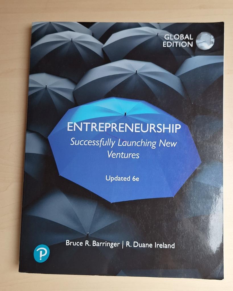 Boek Entrepreneurship, Ophalen