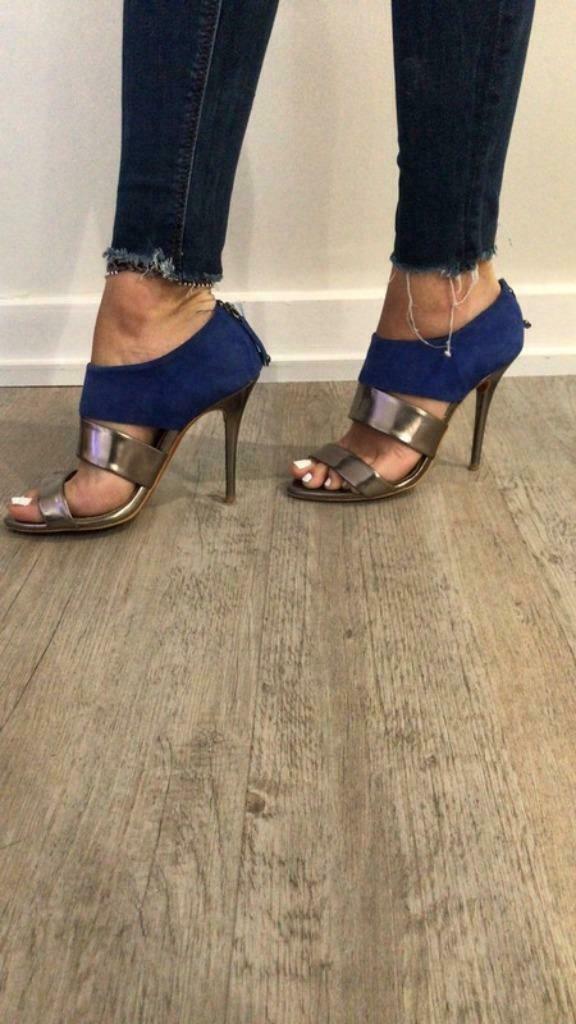 Livraison Gratuite Sexy Blue Party Party Talons 37, Autres couleurs, Chaussures à haut talons, Comme neuf, Envoi