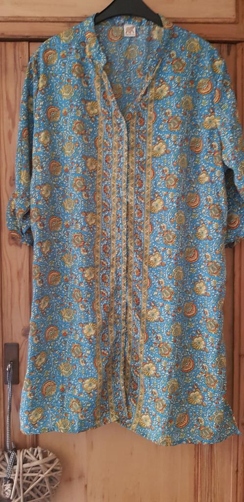 Zijden kleed Maat L, Kleding | Dames, Ophalen of Verzenden