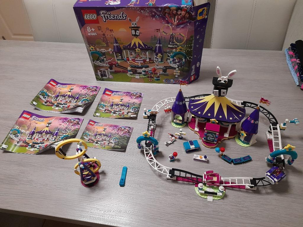 Lego Friends 41685 Magische Kermis Achtbaan, Ophalen of Verzenden, Zo goed als nieuw, Complete set, Lego