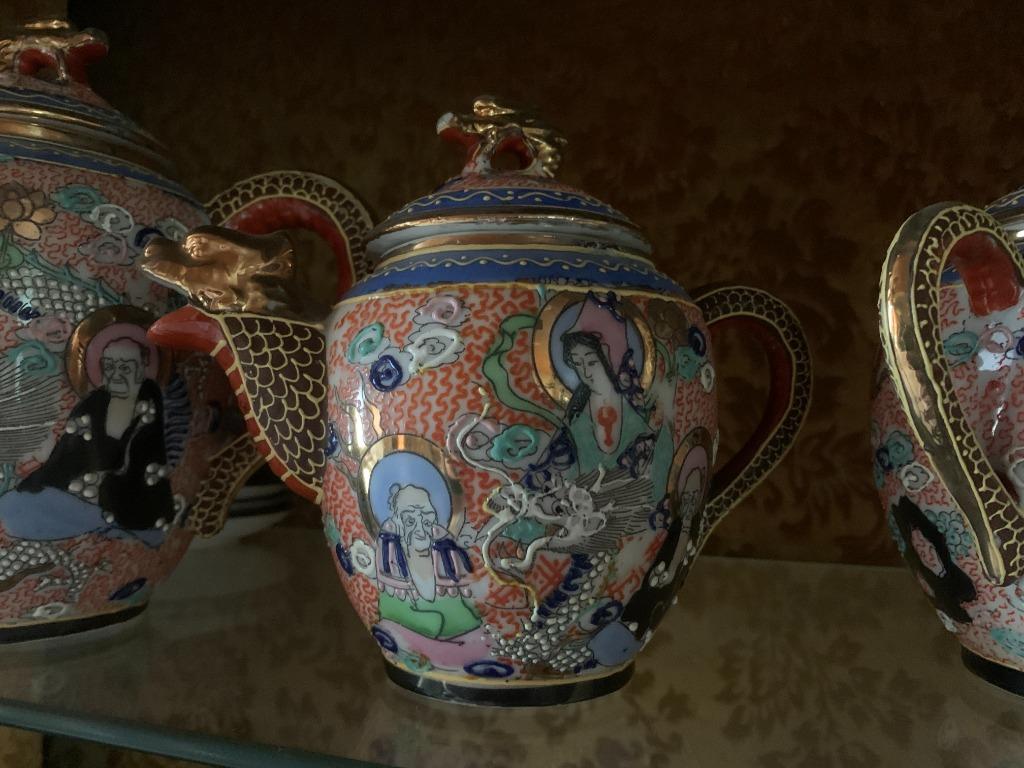 service à café ou à thé chinois, Enlèvement