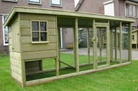 Kippenverblijf met ren op voorraad nieuw, Dieren en Toebehoren, Pluimvee, Kip, Vrouwelijk