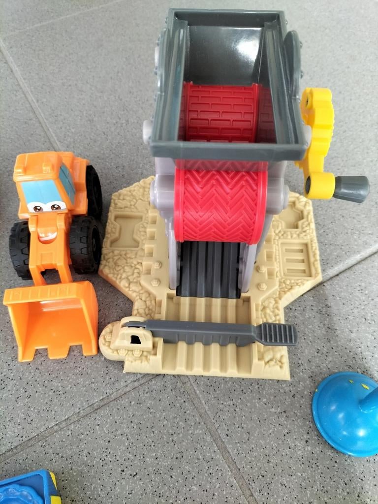 Play-Doh plasticine figuurtjes, tractor,boom,veel toebehoren, Ophalen