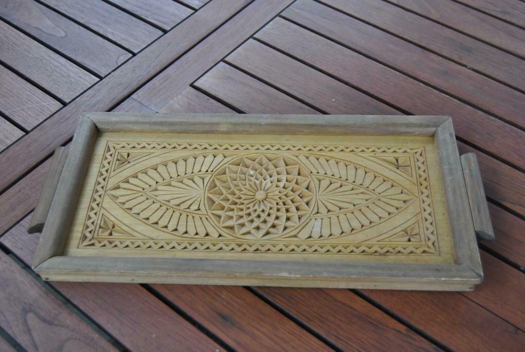 Klein houten dienblad, Antiek en Kunst, Ophalen of Verzenden