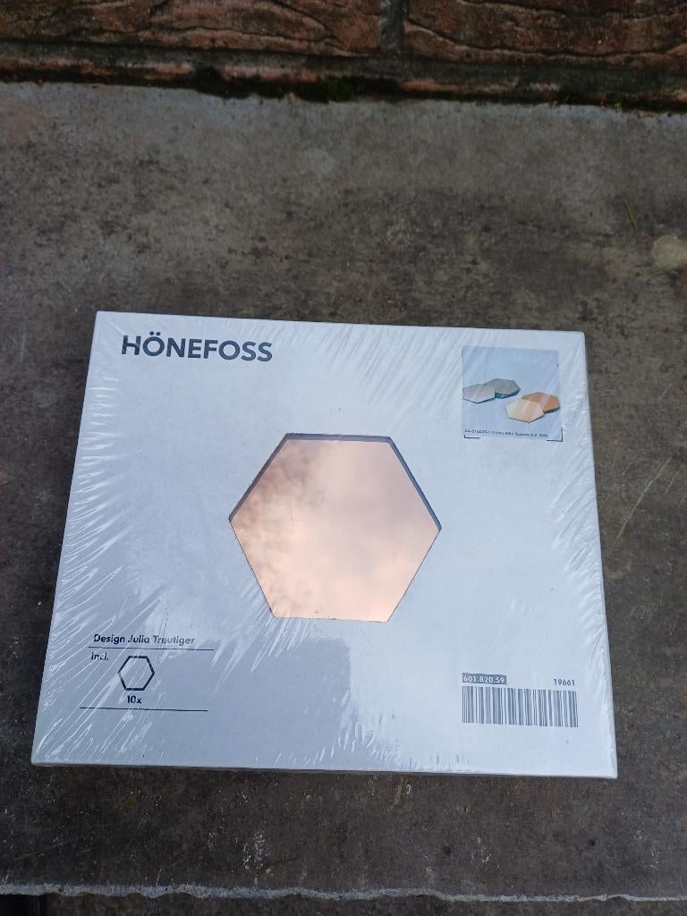 10 miroirs hexagonaux Honefoss Ikea Neufs, Enlèvement ou Envoi, Neuf