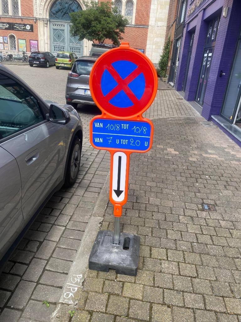 Verhuur E3 parkeerborden verhuis