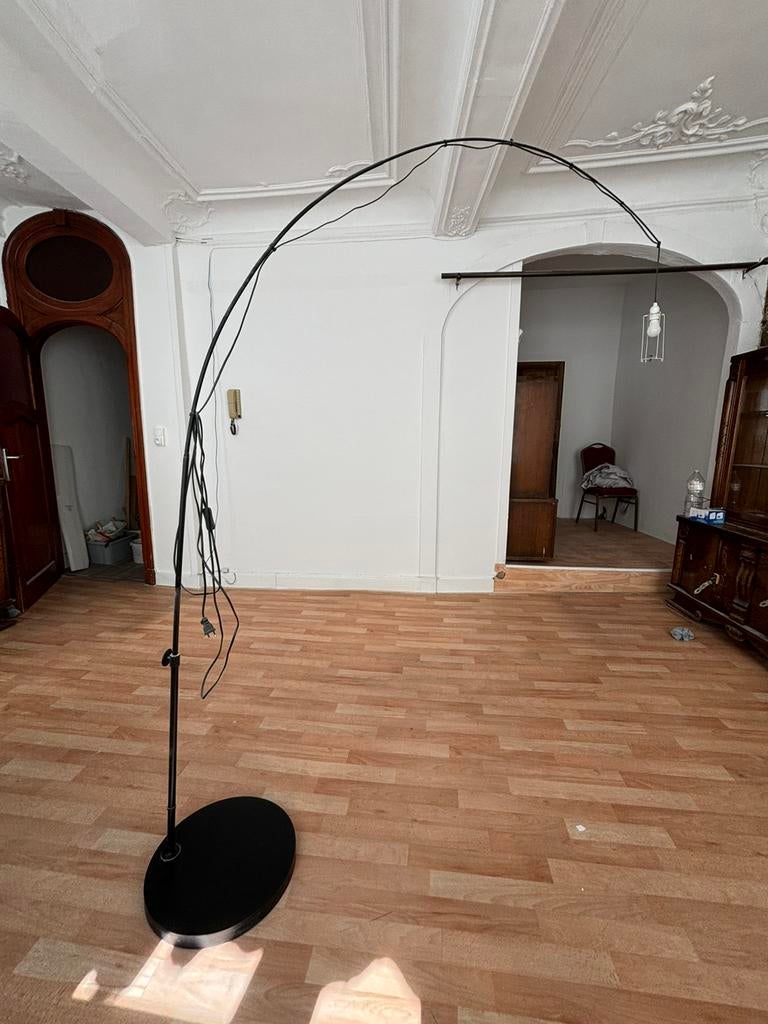 ‼️ SNELLE VERKOOP ‼️ Vloerlamp met boog, Ophalen, Zo goed als nieuw, Overige materialen, 150 tot 200 cm