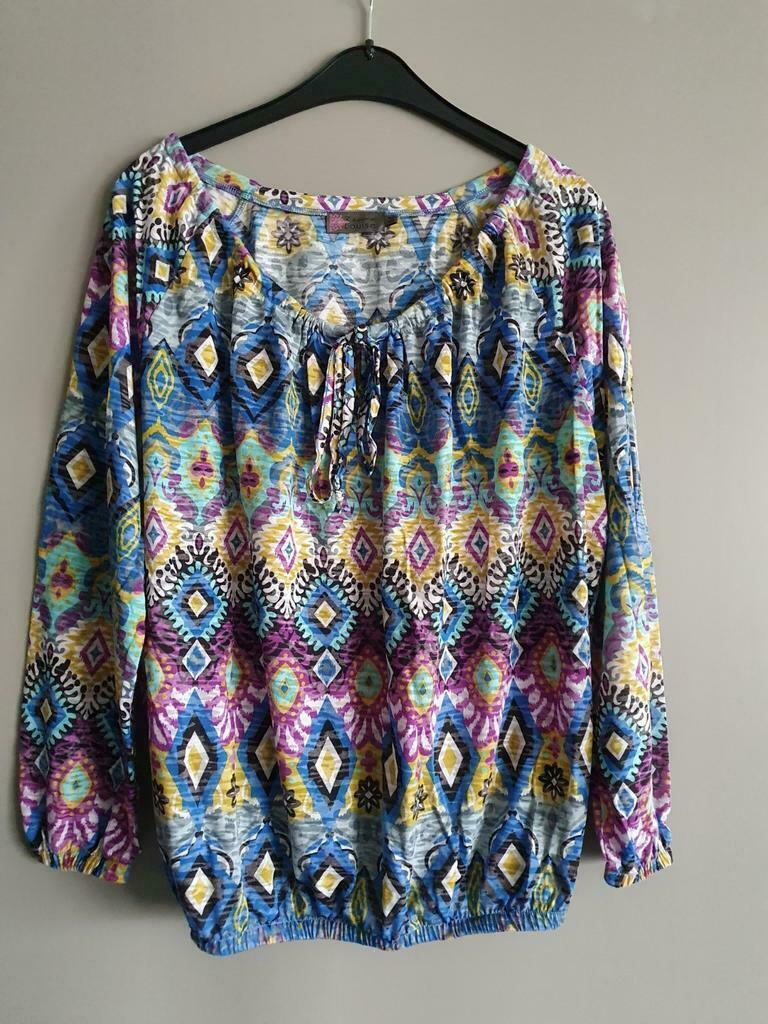 Blouse van E5 Mode maat M, Taille 38/40 (M), Enlèvement ou Envoi, Comme neuf, Bleu