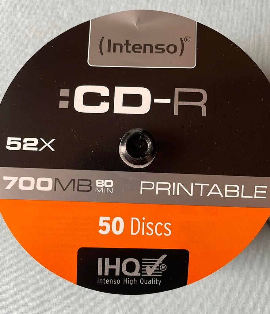 CD-R 700 MB afdrukbaar, Ophalen, Nieuw in verpakking