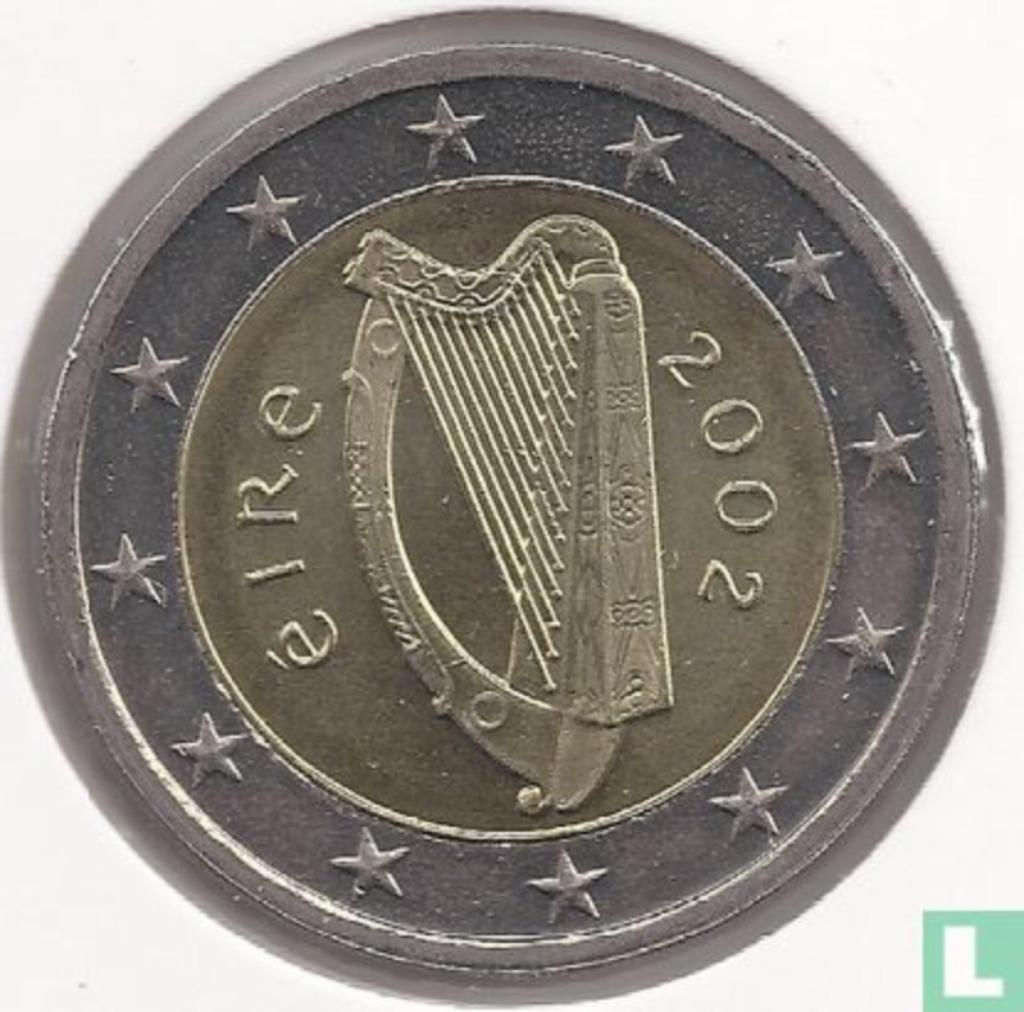 Ierland : losse 2 euromunten, Timbres & Monnaies, Monnaies | Europe | Monnaies euro, Enlèvement ou Envoi, Irlande, 2 euros, Monnaie en vrac