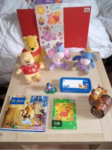 Winnie the Pooh: knuffels, boekjes, spaarpot, spel 1-5€/stuk, Verzamelen, Disney, Gebruikt, Knuffel, Winnie de Poeh of vrienden