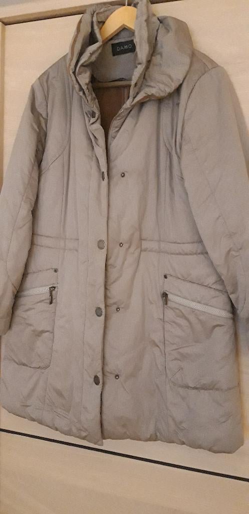Winterjas Damo, Kleding | Dames, Jassen | Winter, Ophalen, Beige, Maat 42/44 (L), Damo