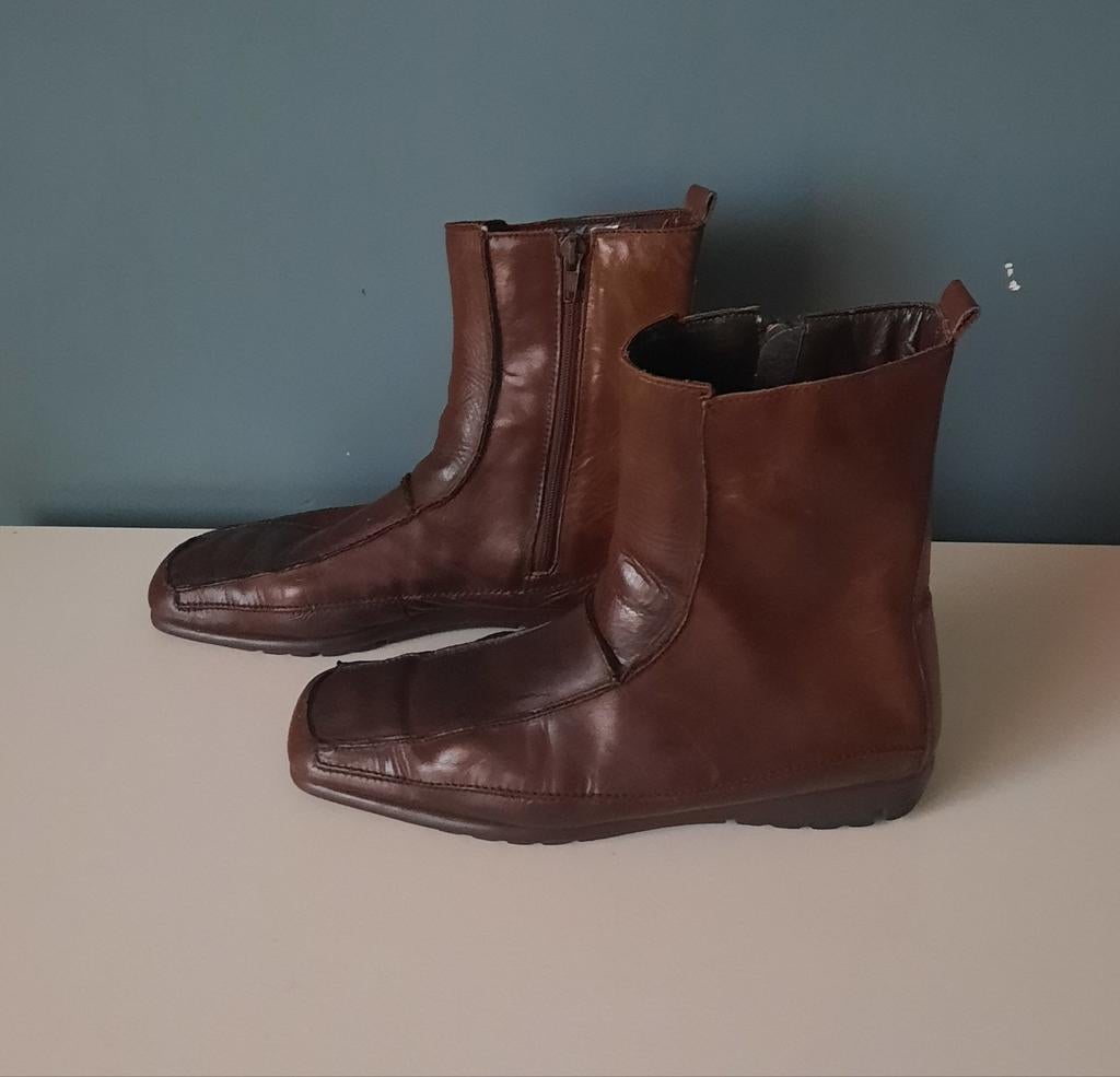 Aerosoles leren laarzen "39", Kleding | Dames, Schoenen, Ophalen of Verzenden, Bruin, Lage of Enkellaarzen