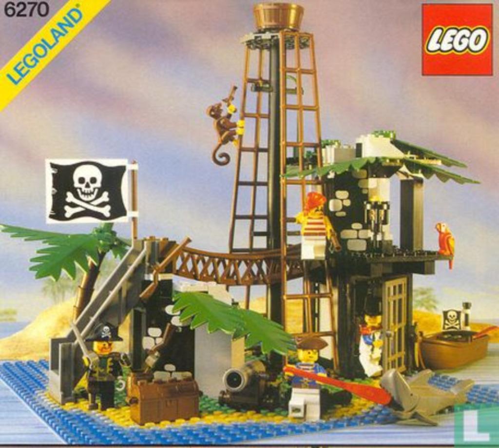 LEGO Piraten 6270 Forbidden Island compleet met boekje, Kinderen en Baby's, Speelgoed | Duplo en Lego, Ophalen of Verzenden, Zo goed als nieuw