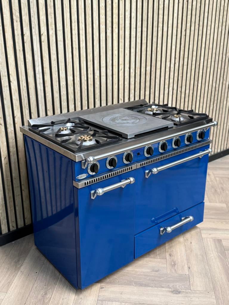 Belle déesse bleu royal 110 cm + four à gaz, Electroménager, Cuisinières, Enlèvement ou Envoi, Gril, Gaz