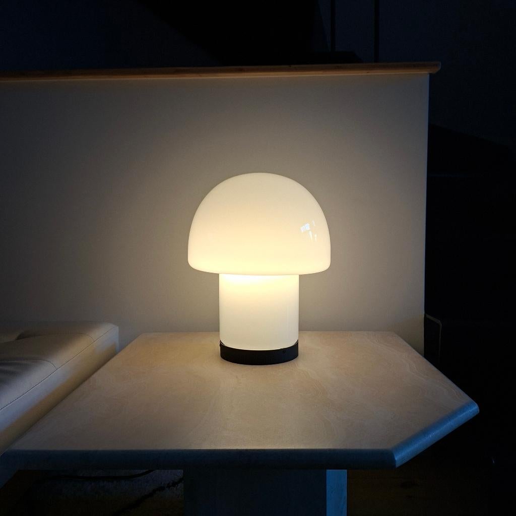 Lampe champignon Glashutte Limburg 1960, Ophalen