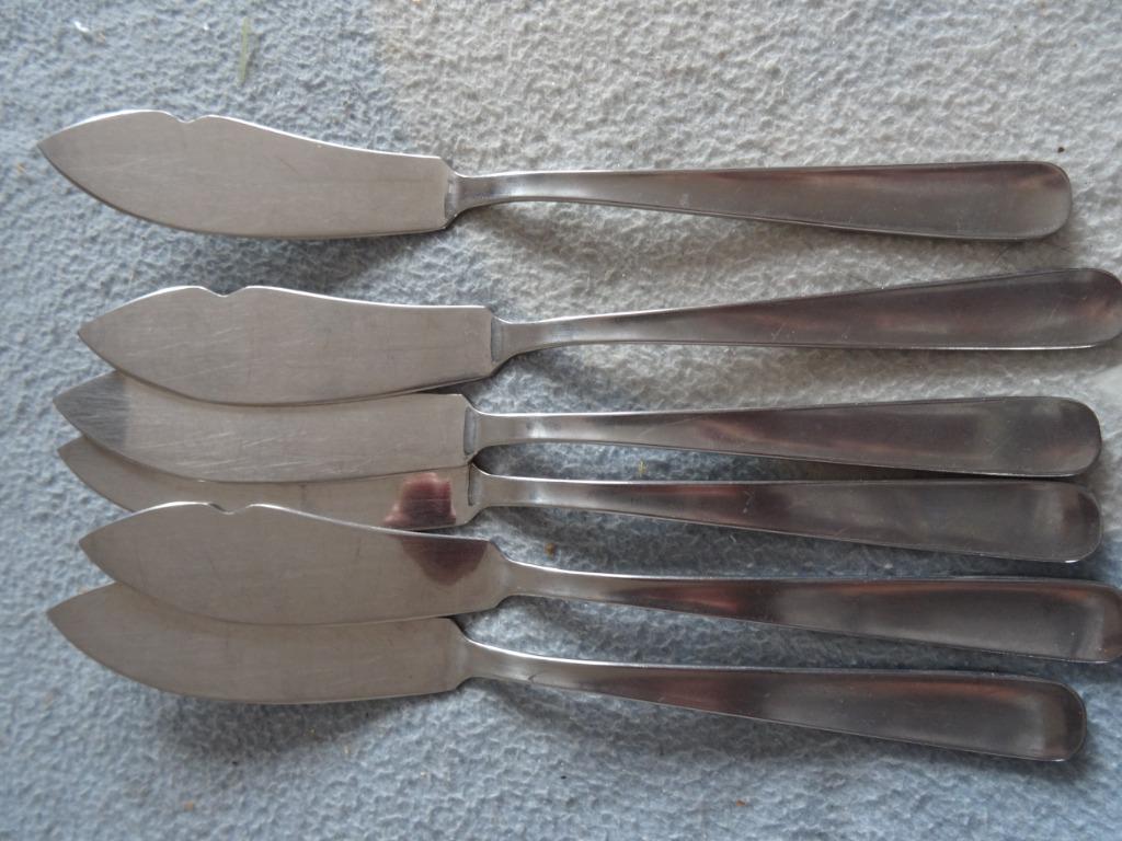 couteaux à poisson, Maison & Meubles, Cuisine | Couverts, Enlèvement ou Envoi, Utilisé, Inox ou Chrome, Ensemble de couverts
