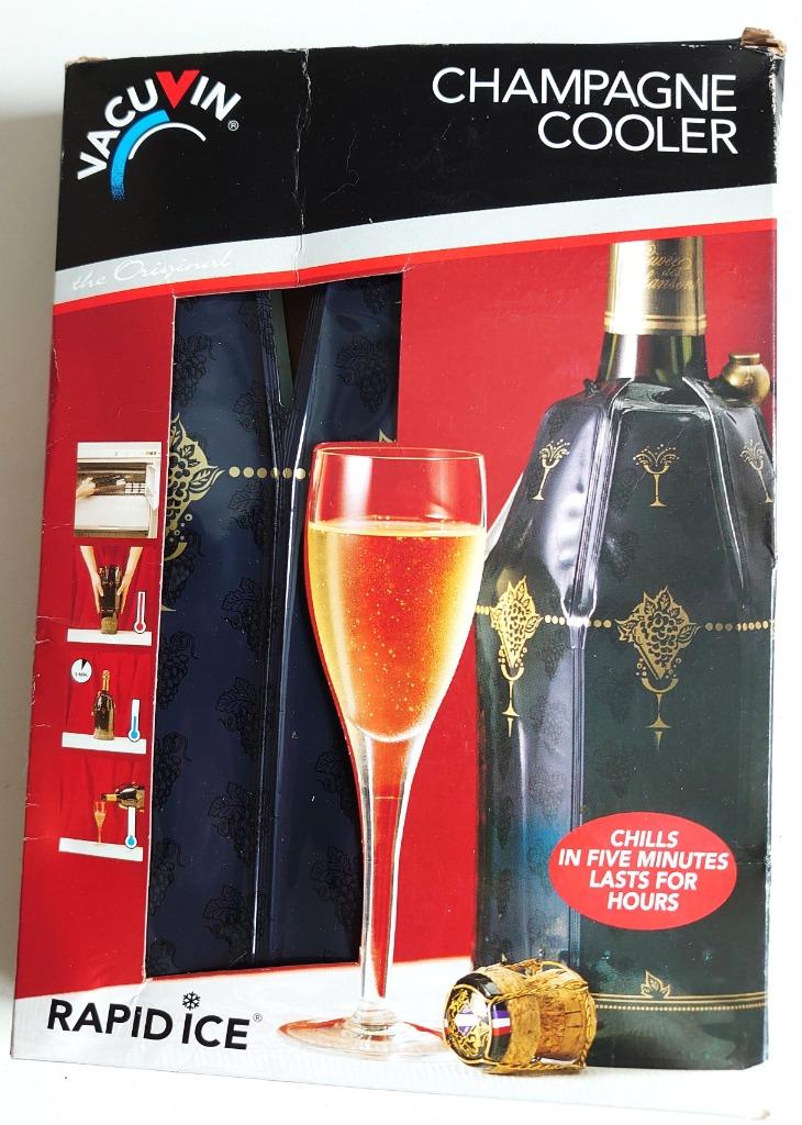 Vacuvin : Rapid Ice - Champagne cooler / actieve koeler 5min, Ophalen of Verzenden, Zo goed als nieuw