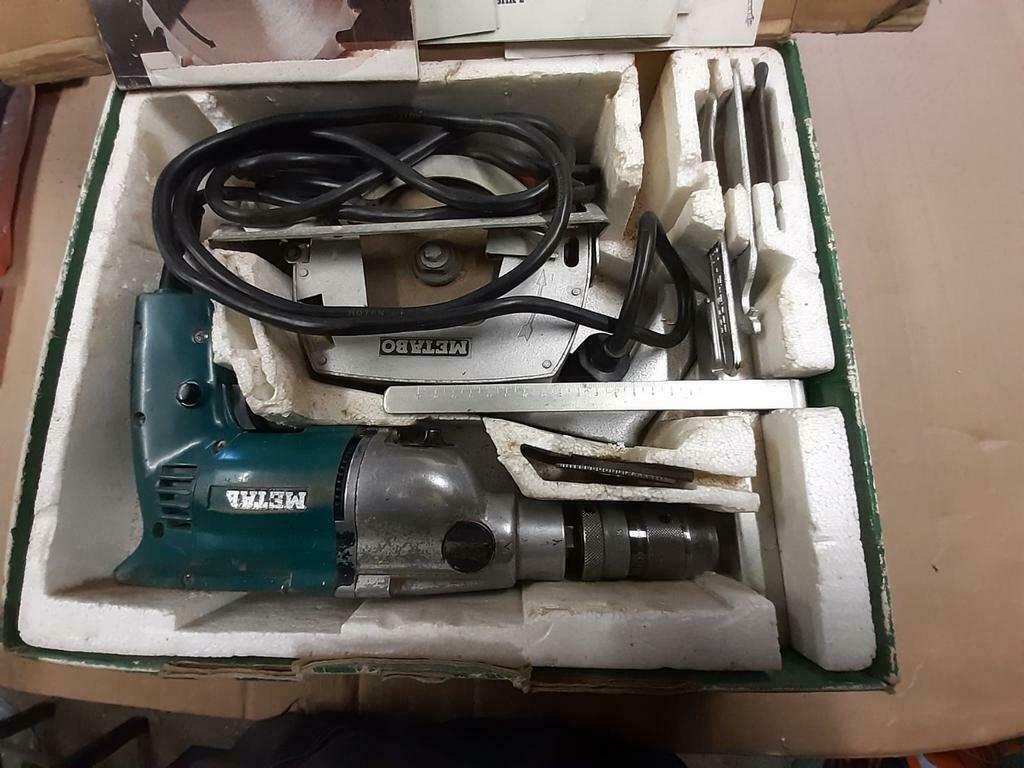 Metabo klopboormachine met snelspankop met cirkelzaag BHK2, Gebruikt, Overige typen, Ophalen of Verzenden, Klopboormechanisme