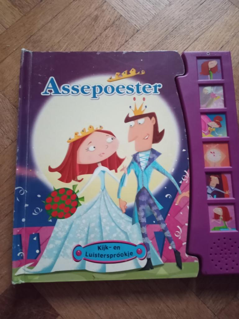 Boek assepoester, Ophalen of Verzenden
