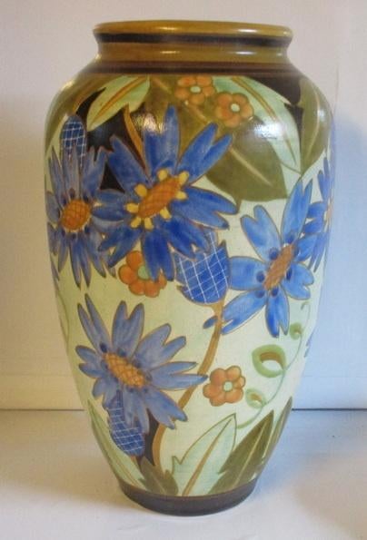 grand vase à fleurs Boch Keramis glaçure mate Catteau, Antiquités & Art, Antiquités | Céramique & Poterie, Envoi