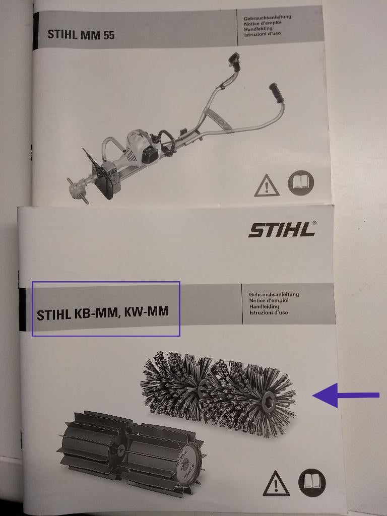 STIHL KB-MM Borstelrol voor Multigereedschappen, Jardin & Terrasse, Balayeurs, Enlèvement, Comme neuf, Stihl