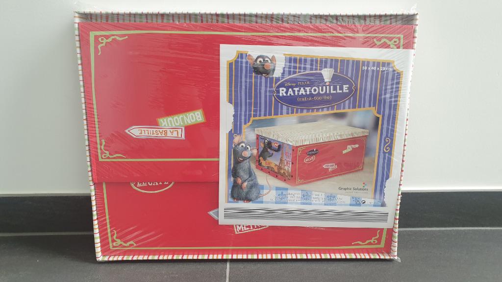 Opbergboxen Disney Cars & Ratatouille (Splinternieuw), Verzamelen, Disney, Ophalen, Overige figuren, Nieuw, Overige typen