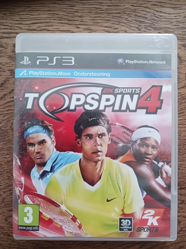 Topspin 4 - PS3 game, Ophalen, Gebruikt, 1 speler, Vanaf 3 jaar