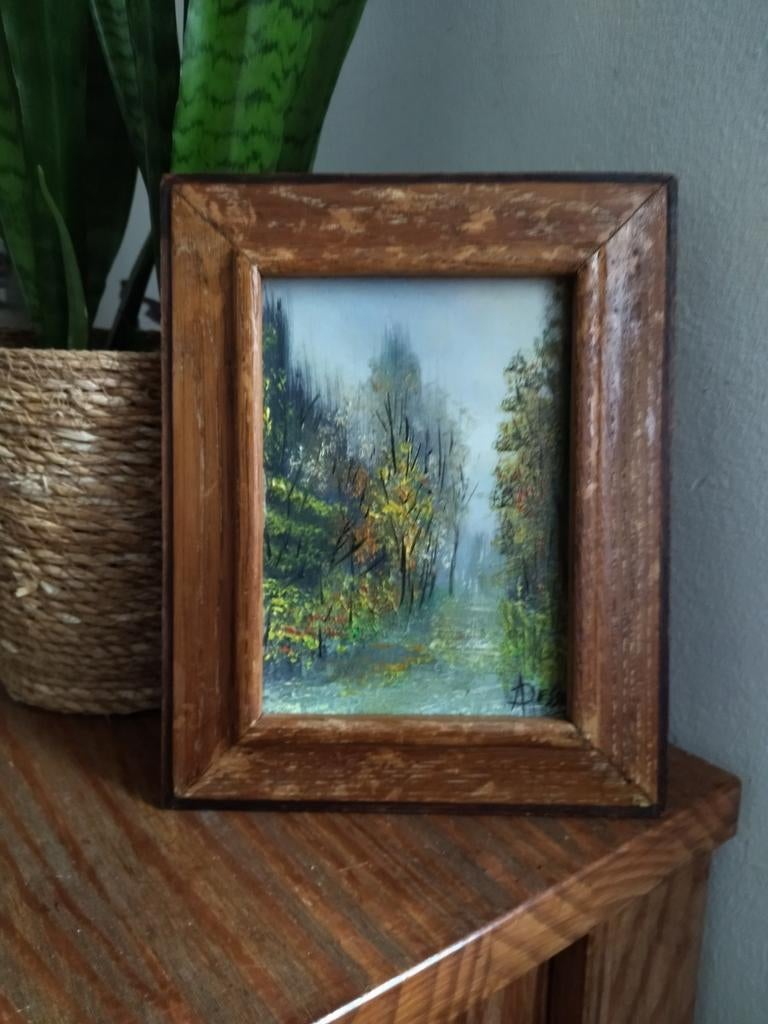 Petit tableau style impressionniste André Dessoy, Enlèvement ou Envoi