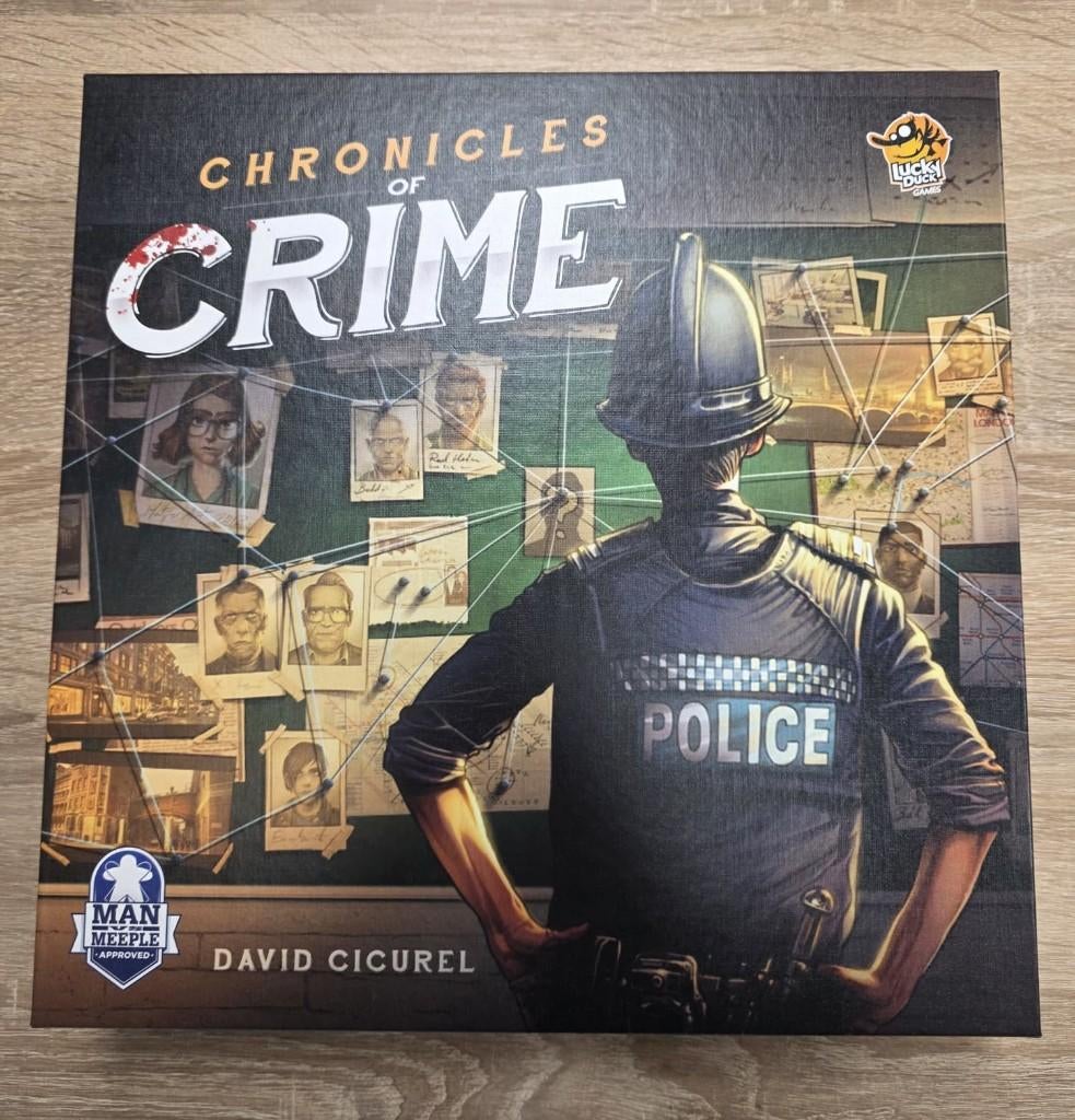 Chronicles of Crime - Bordspel (ENGELS), 1 ou 2 joueurs, Enlèvement, Utilisé, Lucky duck games