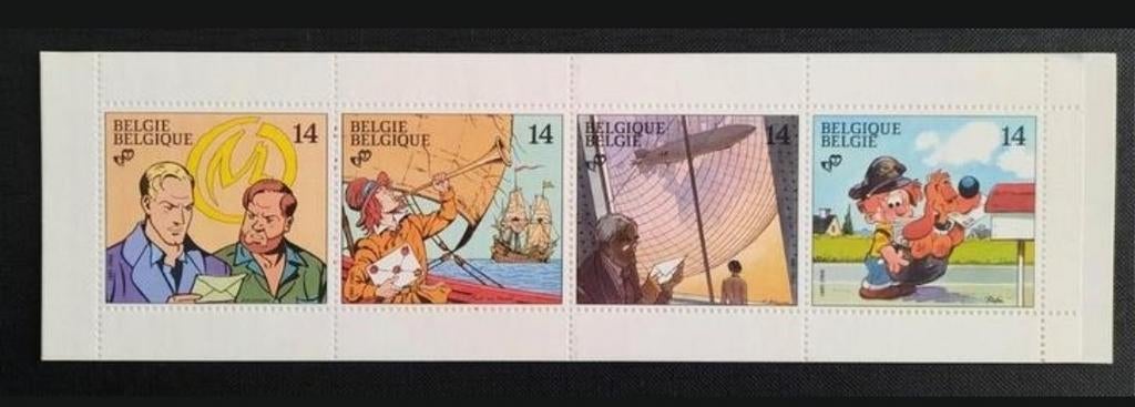 Belgique : COB 2428/31-B22 ** Philatélie de la jeunesse 1991, Sans timbre, Neuf, Enlèvement ou Envoi, Non oblitéré