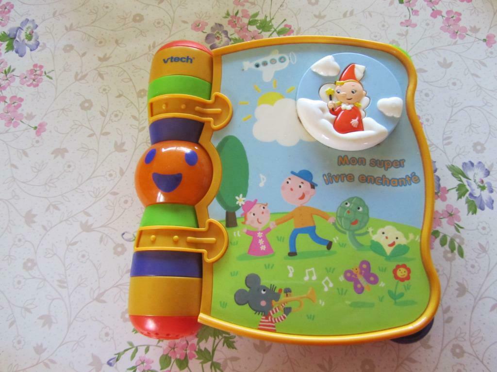 Vtech muziek en ontdekking boekje ( frans talig), Ophalen of Verzenden, Gebruikt, 6 maanden tot 2 jaar