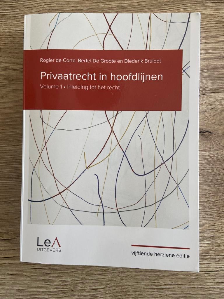 Privaatrecht in hoofdlijnen volume 1, Boeken, Ophalen, Nieuw, Nederlands