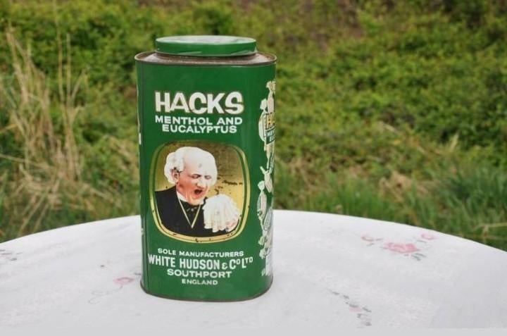 § ancienne boite en fer bonbon hacks, Ophalen of Verzenden, Gebruikt, Overige, Overige merken