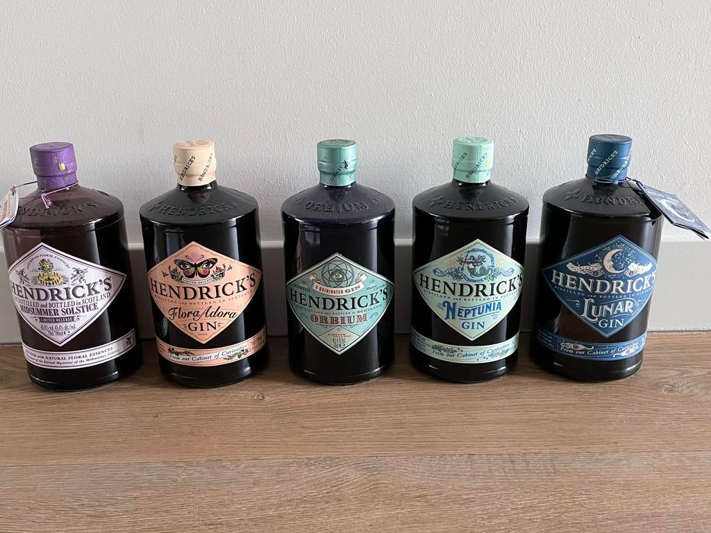 Hendrickx’s gin: Limited Edition’s : 5 stuks, Ophalen, Nieuw