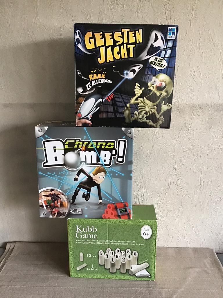 Gezelschapsspel ,, €10 , €15 ,€15 , of alles €30., Ophalen, Zo goed als nieuw