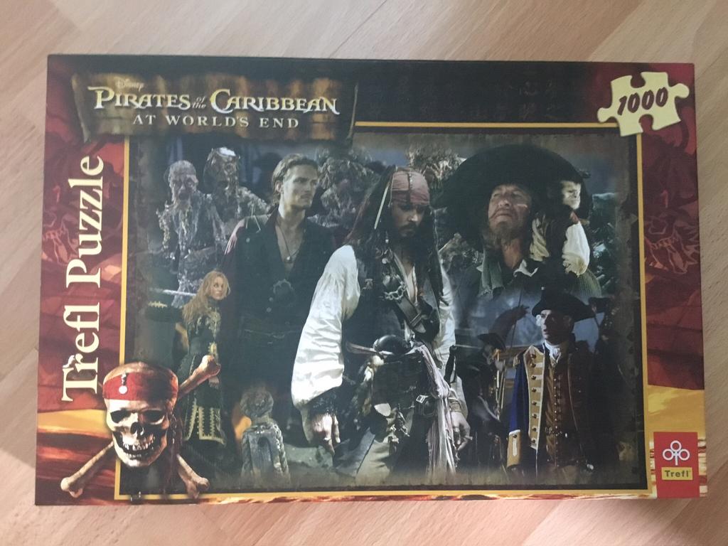Disney Pirates of the Caribbean puzzel 1000 stukjes, Enlèvement ou Envoi, 500 à 1500 pièces, Puzzle