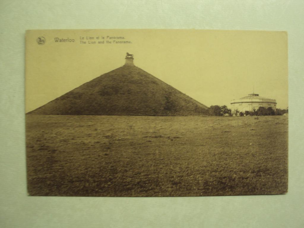 53079 - WATERLOO - LE LION ET LE PANORAMA - ZIE 2 FOTO'S, Envoi
