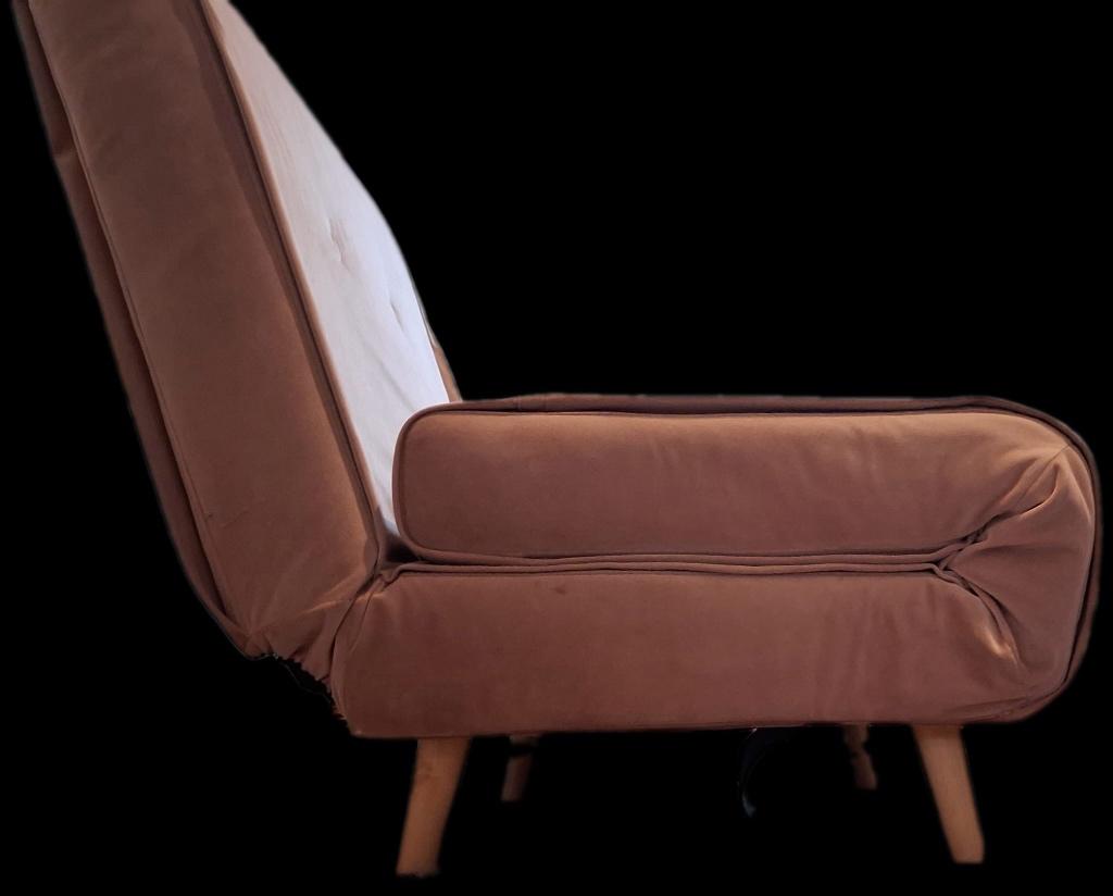 roze slaapbank, Huis en Inrichting, Slaapkamer | Slaapbanken, Ophalen, Zo goed als nieuw, 80 cm, Overige maten