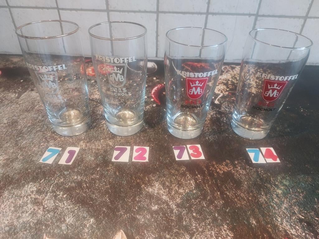 Verres à bière Kristoffel Bocheld, Enlèvement ou Envoi, Comme neuf, Verre à bière