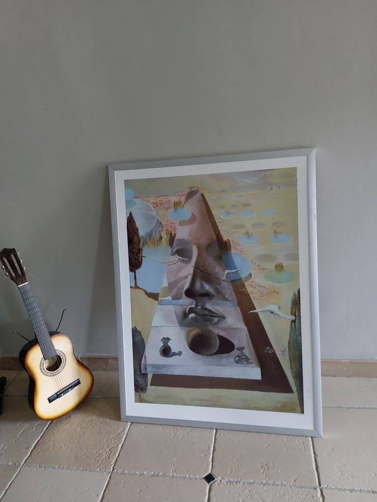 Roproductie van schilderij Salvador Dali, Antiek en Kunst, Ophalen of Verzenden