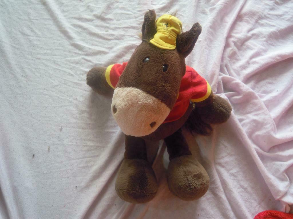 knuffel nici ferrari paard(doos 101), Kinderen en Baby's, Speelgoed | Knuffels en Pluche, Ophalen of Verzenden, Zo goed als nieuw