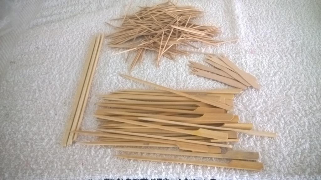 Houten prikkers, Ophalen of Verzenden, Nieuw, Hout, Los bestek