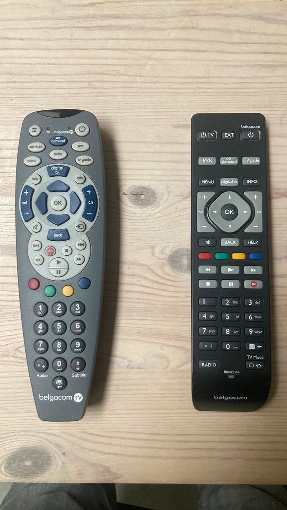 Afstandsbedieningen Belgacom, Ophalen, Gebruikt
