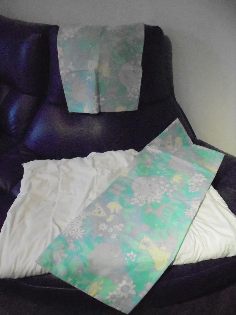 Couverture en duvet pour enfant avec drap-housse+taie, Enfants & Bébés, Enlèvement ou Envoi, Utilisé, Autres types
